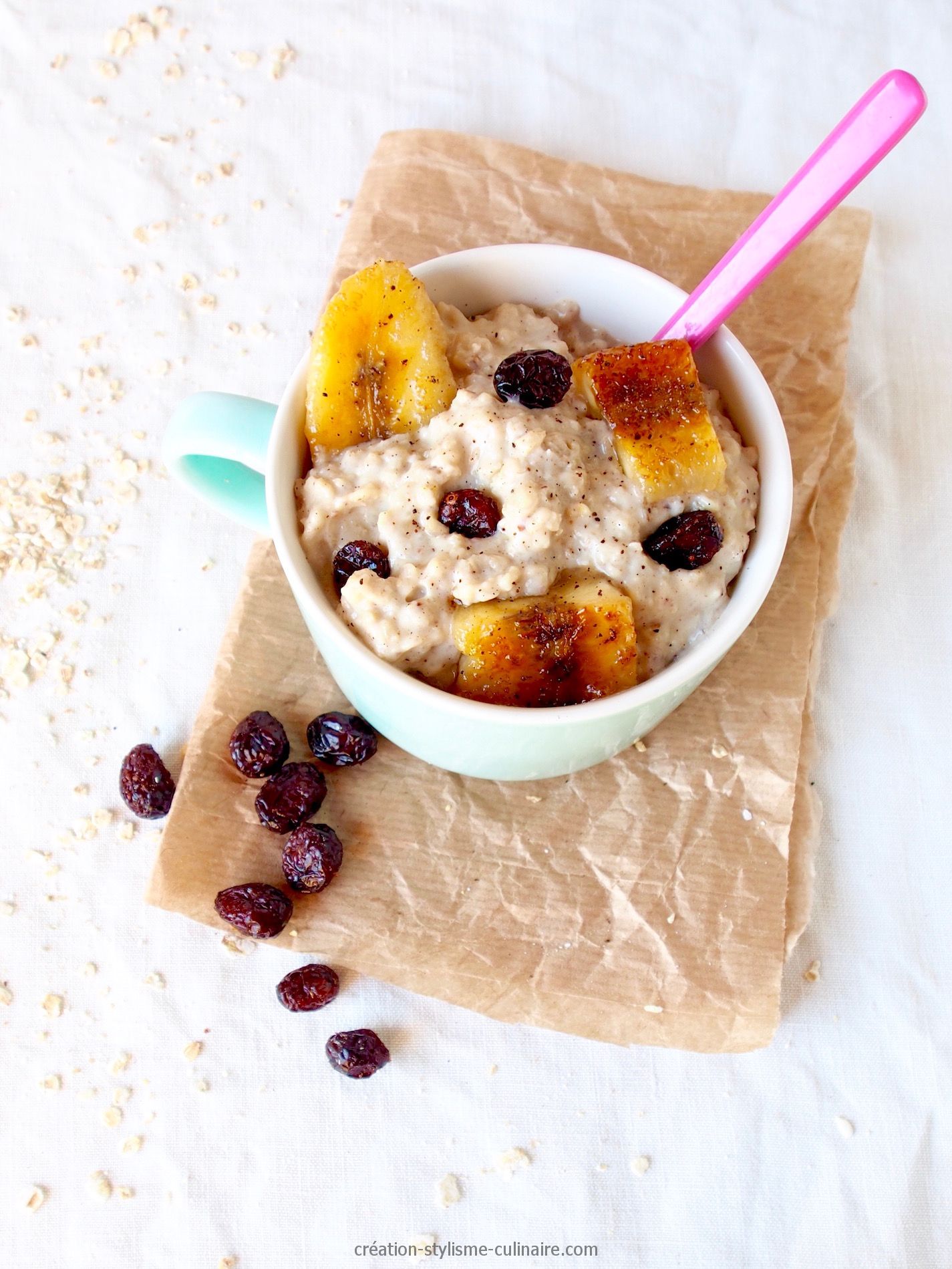 Porridge Sans Gluten Tout En Douceur Au Miel Et La Banane