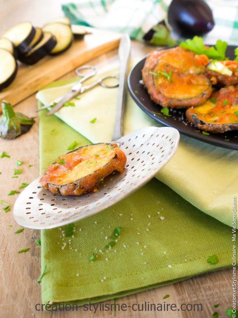 Beignets d'aubergine sans œufs et sans gluten Beignets d'aubergine sans œufs et sans gluten