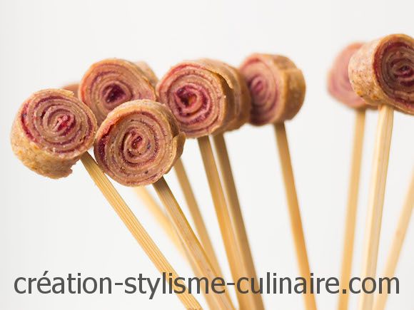 crepes sans gluten roulees sucette