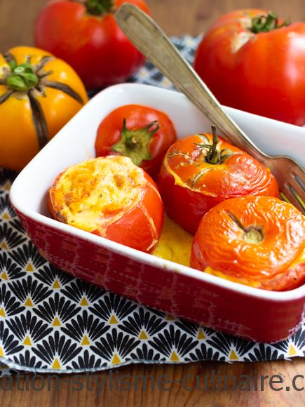 tomates farcies aux oeufs