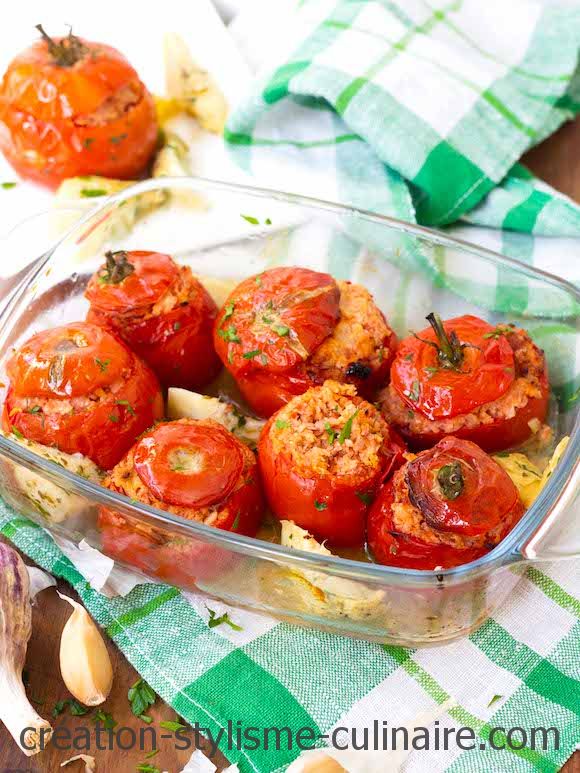 Tomates Farcies Au Jambon